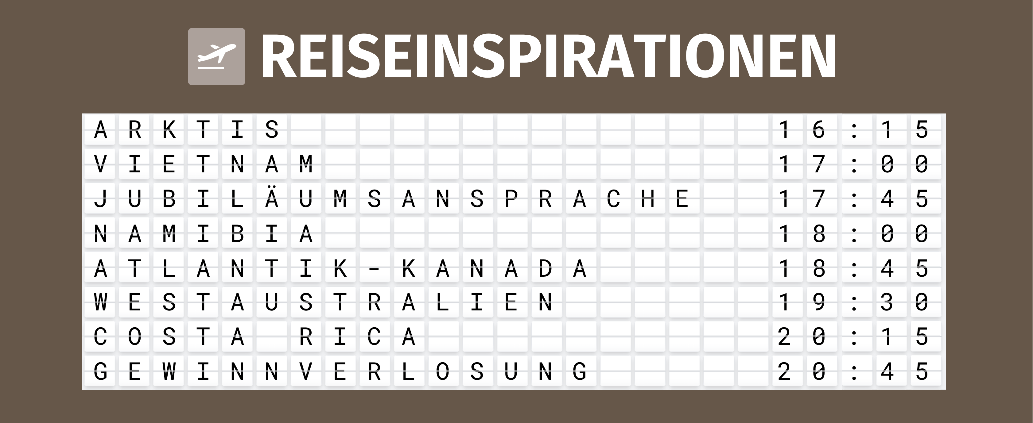 Jubiläum Flugplan 2.0